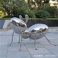 不锈钢蚂蚁城市景观雕塑