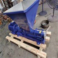 G型单螺杆泵 卧式不锈钢污泥输送泵 惠沃德G20-2自吸浓浆泵