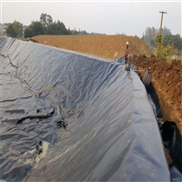 养羊污水池防渗膜施工使用厚度0.4毫米