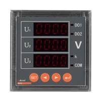 安科瑞 电压测量仪表PZ72-AV3三相电压表 0.5级 交流数显电压表