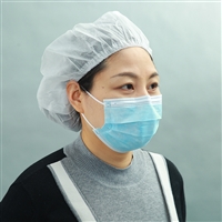 西藏一次性使用餐饮头罩 防尘透气帽子厂家 防油烟防异味