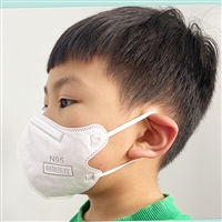  江苏白色儿童N95口罩 日常出行防护口罩厂家 低阻透气