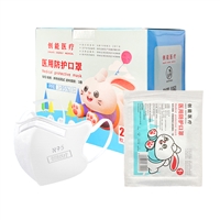黑龙江白色儿童N95口罩 防尘透气防护口罩厂家 环氧乙烷灭菌