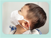 新疆白色儿童N95口罩 透氧不透菌防护口罩厂家 双层熔喷布