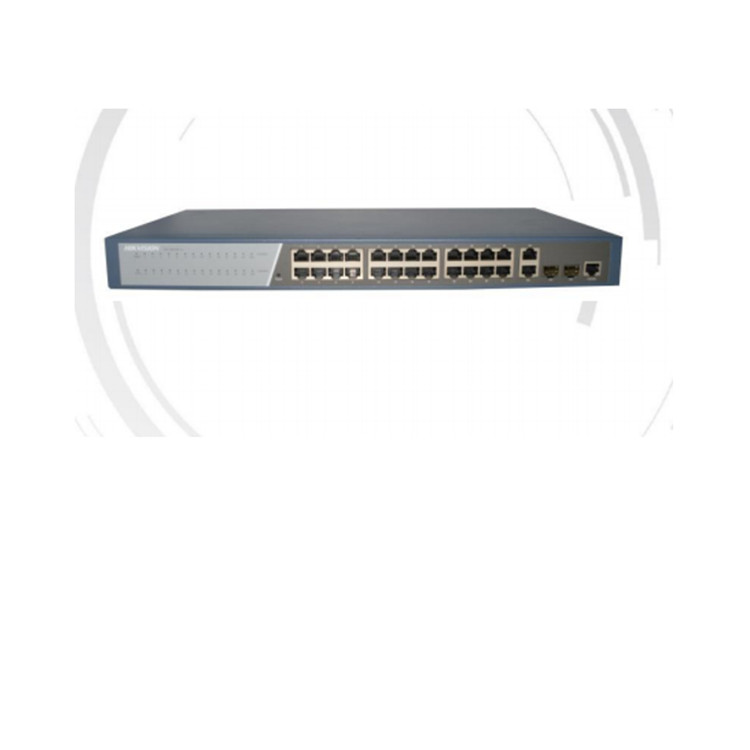 DS-3E2328-E 海康威视28口二层网管百兆交换机 2个千兆光口