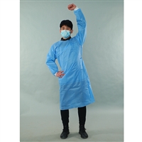 重庆养殖厂反穿隔离服 胸前和袖子有内衬防护衣厂家 隔脏