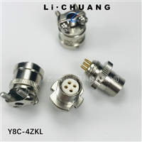 4芯圆形连接器  Y8C-4ZKL 插头插座接插件拍前咨询