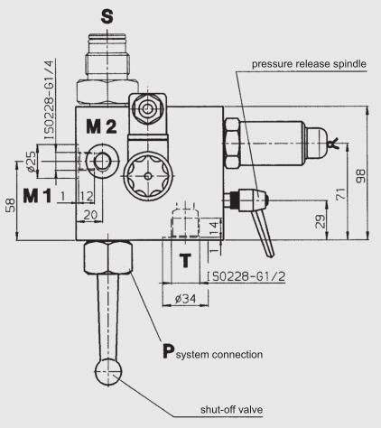 HYDAC安全阀材质说明SAF?32M12N210A-S309