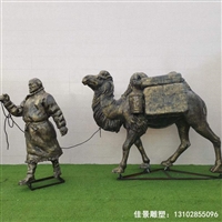  骆驼雕塑不锈钢动物雕塑厂家