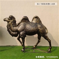  不锈钢骆驼动物雕塑厂家