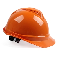 梅思安10193586 PE豪华型橙色安全帽