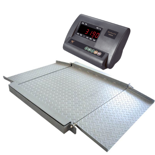 dcs500kg双斜坡地磅 食品厂称重用不锈钢磅秤