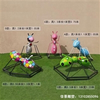  不锈钢广场动物蚂蚁雕塑 