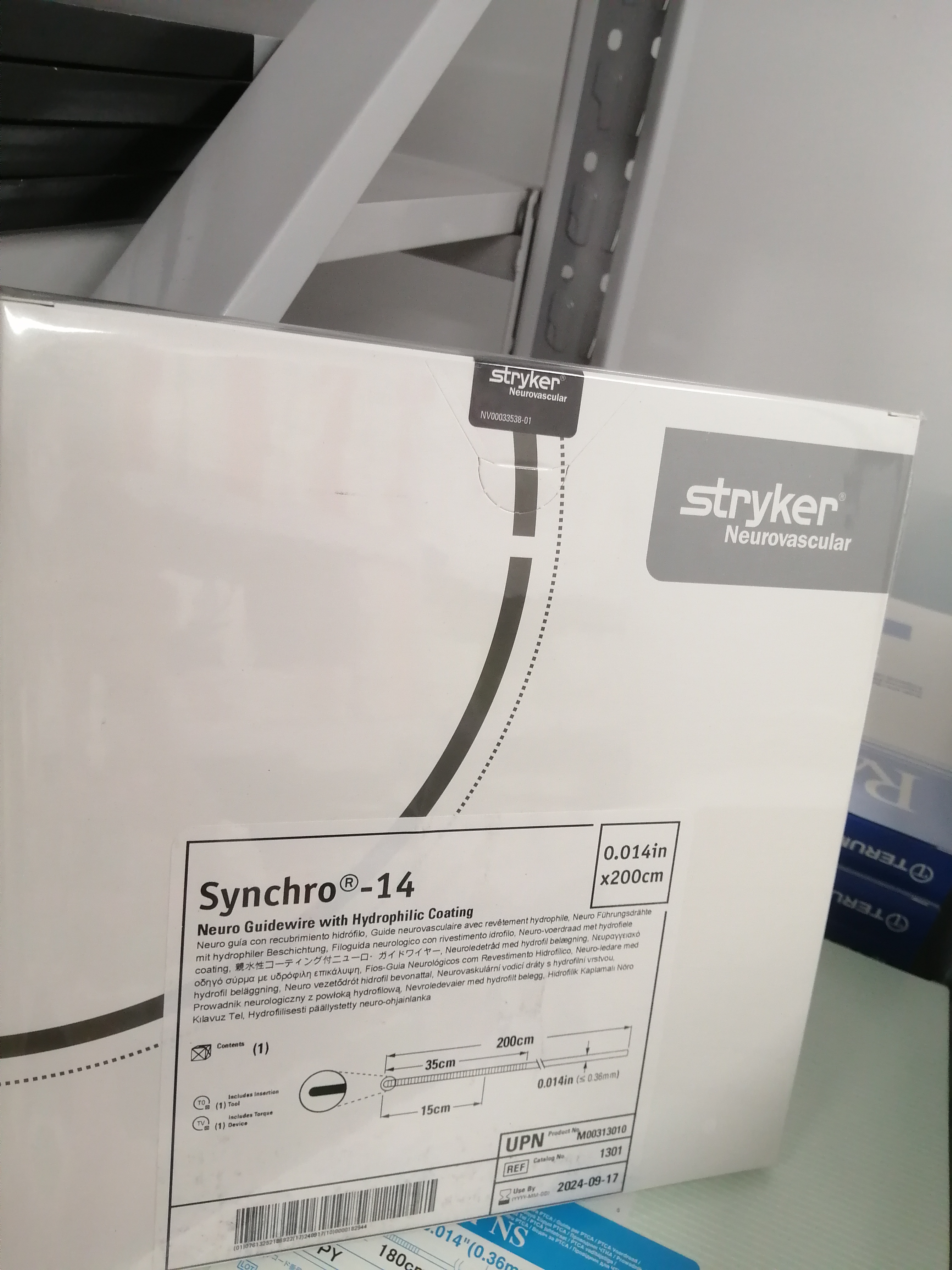 stryker史赛克神经导丝synchro neuro guidewires m00313010