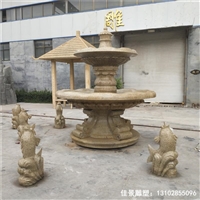  城市喷泉石雕景观雕塑