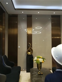 来图不锈钢槽压弯折弯弧 波浪板装饰 异形半圆弧凹凸波纹板材