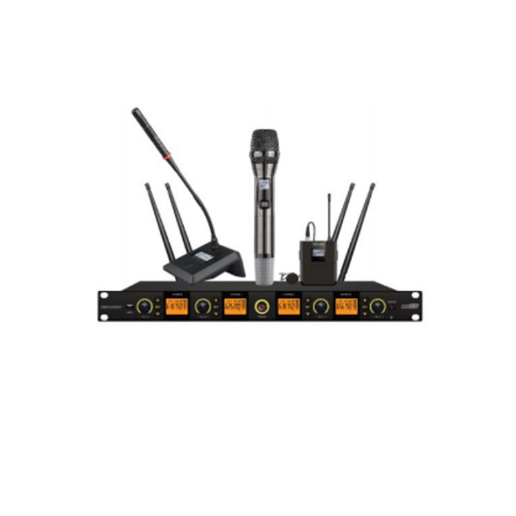 DS-KAI2G00-4W 海康威视一拖四无线手持话筒 DS-KAI2G01-4W