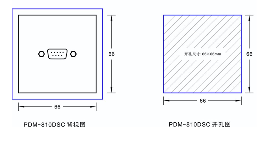丹东华通三按键中文液晶LCD显示单元PDM-810DSC-3