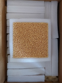 80*60陶瓷过滤片过滤器铁水过滤器