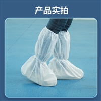 青海雨天专用隔脏覆膜靴套 双筋高筒鞋套厂家 独立包装