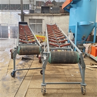 尾部配刮泥板输送机XWZF包胶电滚筒传送机