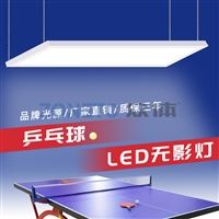 乒乓球活动室照明灯 LED乒乓球场灯具安装 1