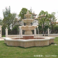 公园石雕景观喷泉雕塑 