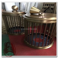 304不锈钢宠物鸟笼 纯手工厂真空电镀  观赏金属笼