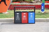 太原环卫钢制垃圾桶镀锌板果皮箱小区垃圾桶分类垃圾桶