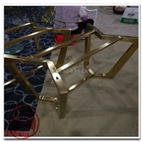 定制不锈钢大理石餐桌腿 批发家俱厂不锈钢桌腿 方形不锈钢家具腿