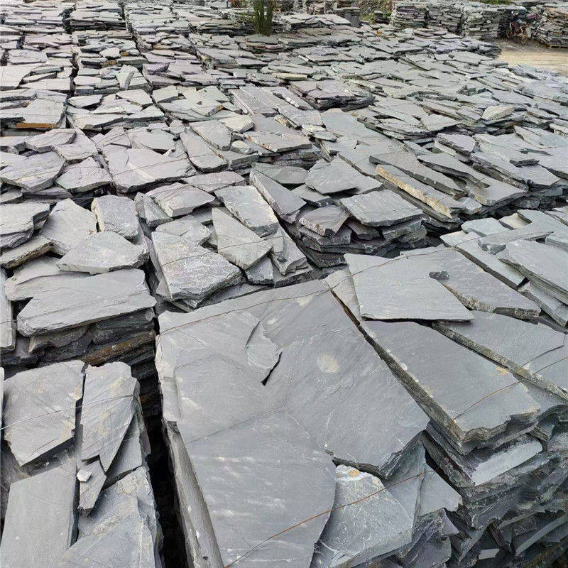 自然选材-灰色蘑菇石构造 毛石文化石 天然乱形石碎拼石厂家