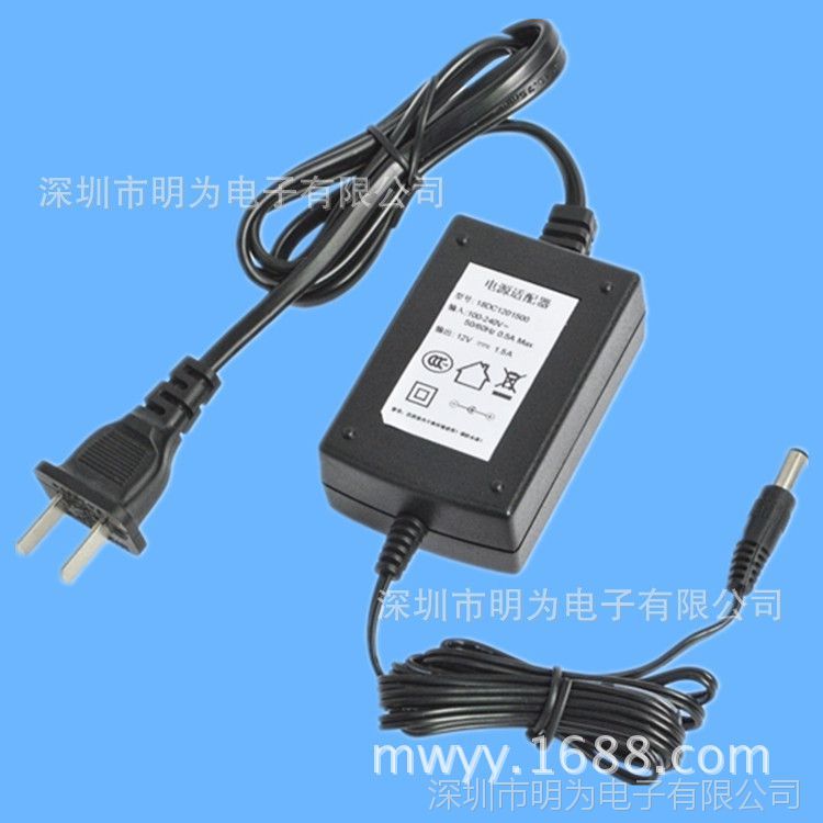 12V1A双线开关电源适配器12V 1A直流LED电源 安防监控电源