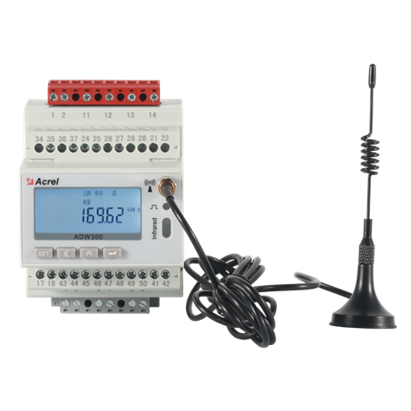 电表安科瑞ADW300工厂电能管理系统远程智能电表远程智能电表