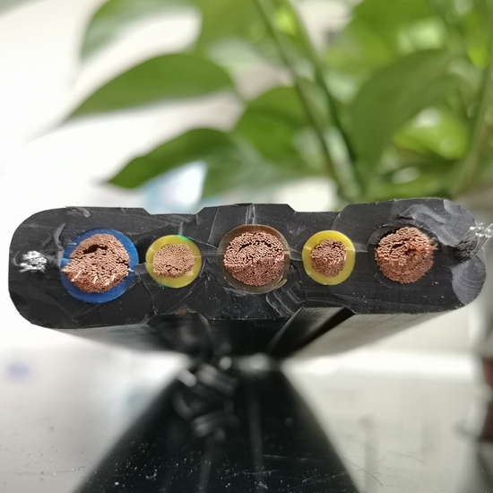 柔性扁平电缆 天车扁平专用电缆 耐磨起重机扁电缆
