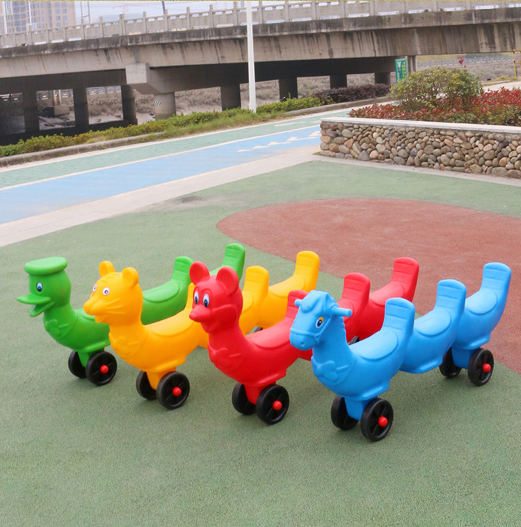 启鸿儿童协力车  幼儿园七彩滚筒车玩具  儿童感统训练