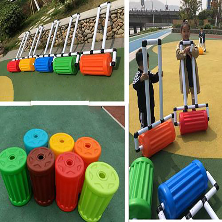 启鸿儿童协力车  幼儿园七彩滚筒车玩具  儿童感统训练