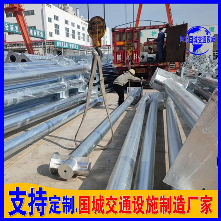 四好农村路三角形警示牌 喷塑标志杆 规模实体厂家