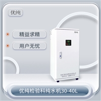 生化用纯水机 实验室纯水仪产水量规格30-150L/H