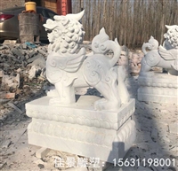 大理石动物雕刻  石雕貔貅 