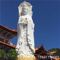 三面观音石雕 石雕佛像 