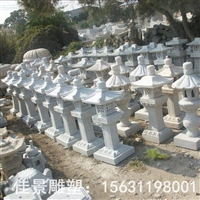  大理石仿古石灯 石雕宫灯