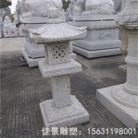  大理石仿古石灯 石雕灯笼 