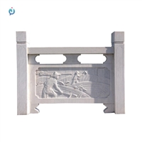  园林广场景观栏板石雕 