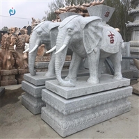   大象石雕  动物雕塑门口石雕