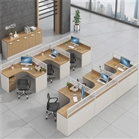 简约现代办公家具 屏风办公桌 职员卡座工位 配套柜椅可选 支持定制