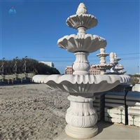  石雕喷泉  广场景观雕塑 