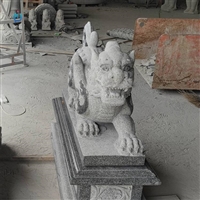  石雕貔貅  庭院动物景观雕塑