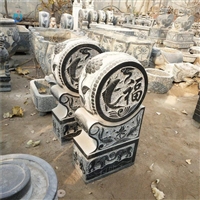 石头门墩    石雕门墩 