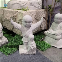 小和尚石雕 公园小品石雕