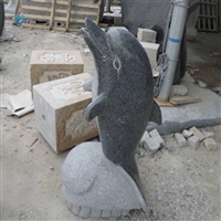 黄锈石石雕鲤鱼 石雕鲤鱼动物喷泉